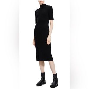 GAP mockneck ribbed midi dress